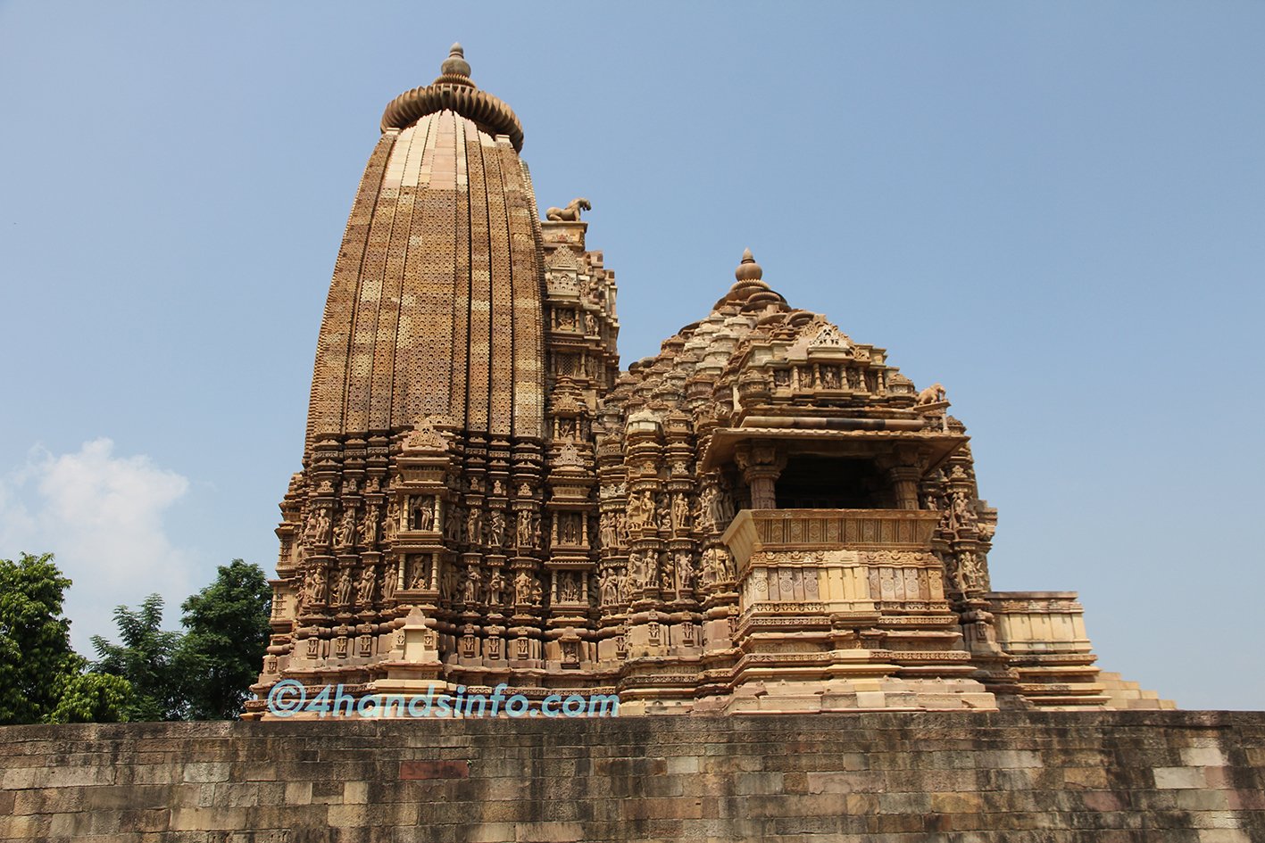 History of Khajuraho remains of only 25 of these temples survive.